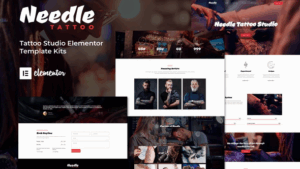 Needle - Tattoo Studio Elementor Template Kit
