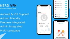 Nerd VPN v6.0.2 Flutter VPN App for Android with IAP