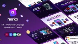 Nerko (v1.4) NFT Portfolio WordPress Theme