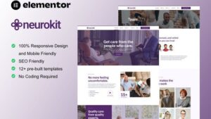 Neurokit - Mental Health & Therapy Elementor Template Kit