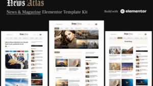 NewsAtlas – News & Magazine Elementor Template Kit