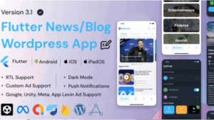 NewsPro v4.0.3 Flutter News App For Wordpress