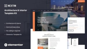 Nextin - Architecture & Interior Elementor Template Kit