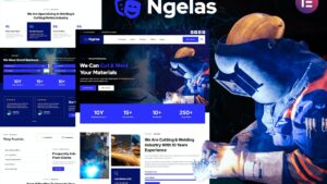 Ngelas - Welding & Cutting Services Elementor Template Kit