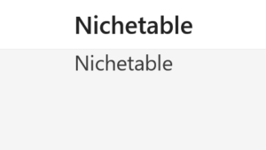 NicheTable Pro v2.6.5 [Activated]