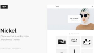 Nickel v1.0 Minimalist Portfolio WordPress Theme