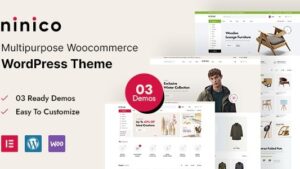 Ninico v1.0.9 Minimal WooCommerce WordPress Theme