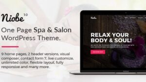 Niobe v1.2.8 Spa & Salon WordPress Theme