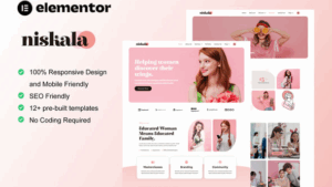 Niskala - Feminine Business Elementor Template Kit