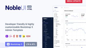 NobleUI v2.2 Laravel Admin Template
