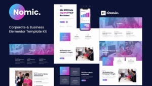 Nomic - Corporate & Business Elementor Template Kit