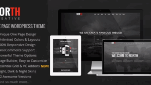 North v4.0.7 One Page Parallax WordPress Theme