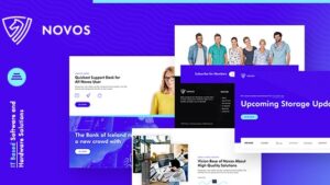 Novos v1.1.0 IT Company & Digital Solutions Wordpress Theme