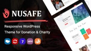 Nusafe (v1.22) Responsive WordPress Theme for Donation & Charity