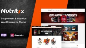 Nutritix (v1.3.6) Supplement & Nutrition WooCommerce Theme