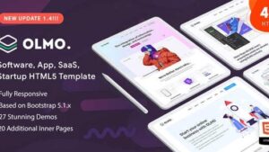 OLMO v1.4 Software & SaaS HTML5 Template