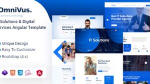 Omnivus v1.0 IT Solutions & Digital Services Angular Template #