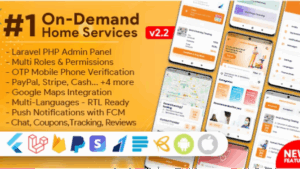 Fixed* On-Demand Home Services (v3.0.0) Business Listing, Handyman Booking with Admin Panel [Activated]