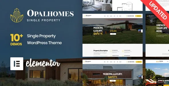 Opalhomes (v4.1.4) Single Property WordPress Theme