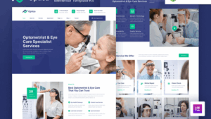 Optica – Optometrist & Eye Care Elementor Template Kit