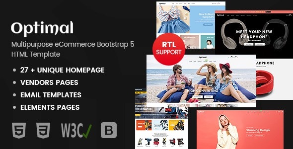 Optimal v.4.0 eCommerce HTML Template