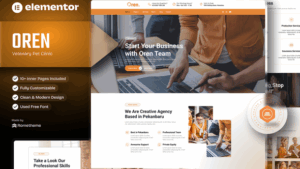 Oren - Creative Business Elementor Template Kit