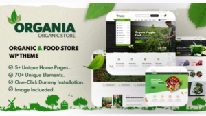 Organia (v2.0.4) Organic Food Store WordPress Theme