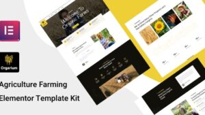 Orgarium - Agriculture Organic Farming Template Kit