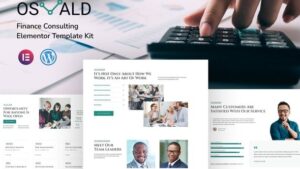 Osvald - Finance Consulting Elementor Template Kit