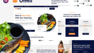 Otmil - Diet & Clean Food Catering Services Elementor Template Kit