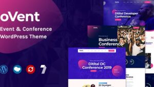 Ovent v1.0.9 Event & Conference WordPress Theme