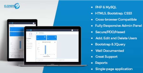 PHP Login Registration Script & User Management Admin Panel v1.1