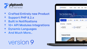 PHPTRAVELS (v9.1) PHP Booking Software
