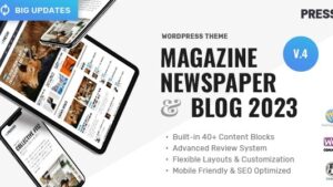 PRESSO v4.0.9 Modern Magazine Newspaper Viral Theme
