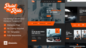 PaintMyRide – Car Painting & Modification Elementor Template Kit [Activated]