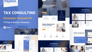 Pajakin - Tax Consultant & Financial Advisor Template Kit