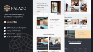 Palazo - Hotel and Resort Booking Elementor Template Kit