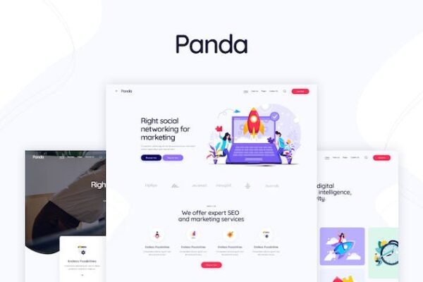 Panda (v1.21) Creative Marketing Agency & SEO WordPress Theme