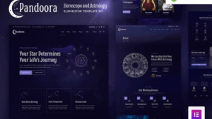 Pandoora – Horoscope & Astrology Elementor Template Kit