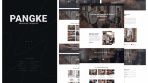 Pangke - Barbershop Elementor Template Kit