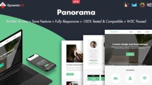 Panorama v2.0 Responsive Business Email + Builder