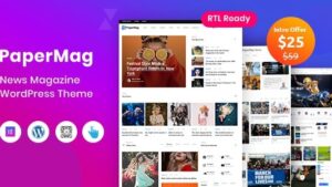 PaperMag (v1.0.5) News Magazine WordPress Theme