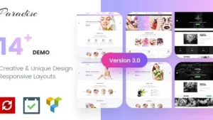 Paradise (v5.1.6) Multipurpose Spa & Beauty WordPress Theme