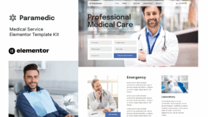 Paramedic - Medical Elementor Template Kit