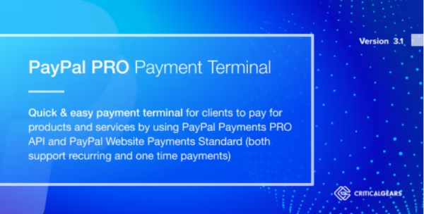 PayPal PRO Payment Terminal v3.1