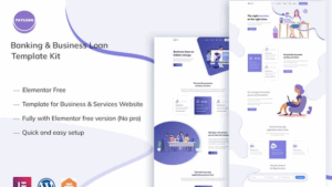 Payloan - Banking & Business Loan Elementor Template Kit