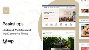 PeakShops (v1.5.5) Modern & Multi-Concept WooCommerce Theme