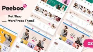 Peeboo (v1.1.9) Pet Store WooCommerce WordPress Theme