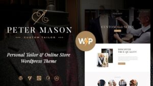 Peter Mason (v1.4.4) Custom Tailoring and Clothing Store WordPress Theme