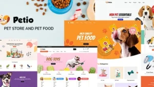 Petio v1.3.5 Pet Store WooCommerce WordPress Theme
